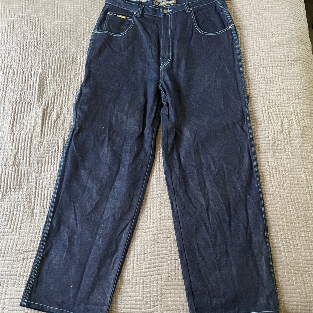 South Pole Men's Relaxed Jeans - Dark Blue